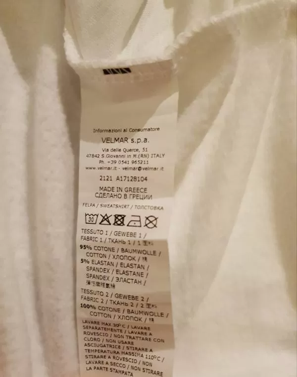 Bluză Moschino L | Alb, Normal, Bumbac - Image 4