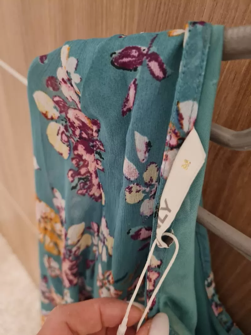 Rochie casual Only M | Turcoaz, Midi, Poliester - Image 6