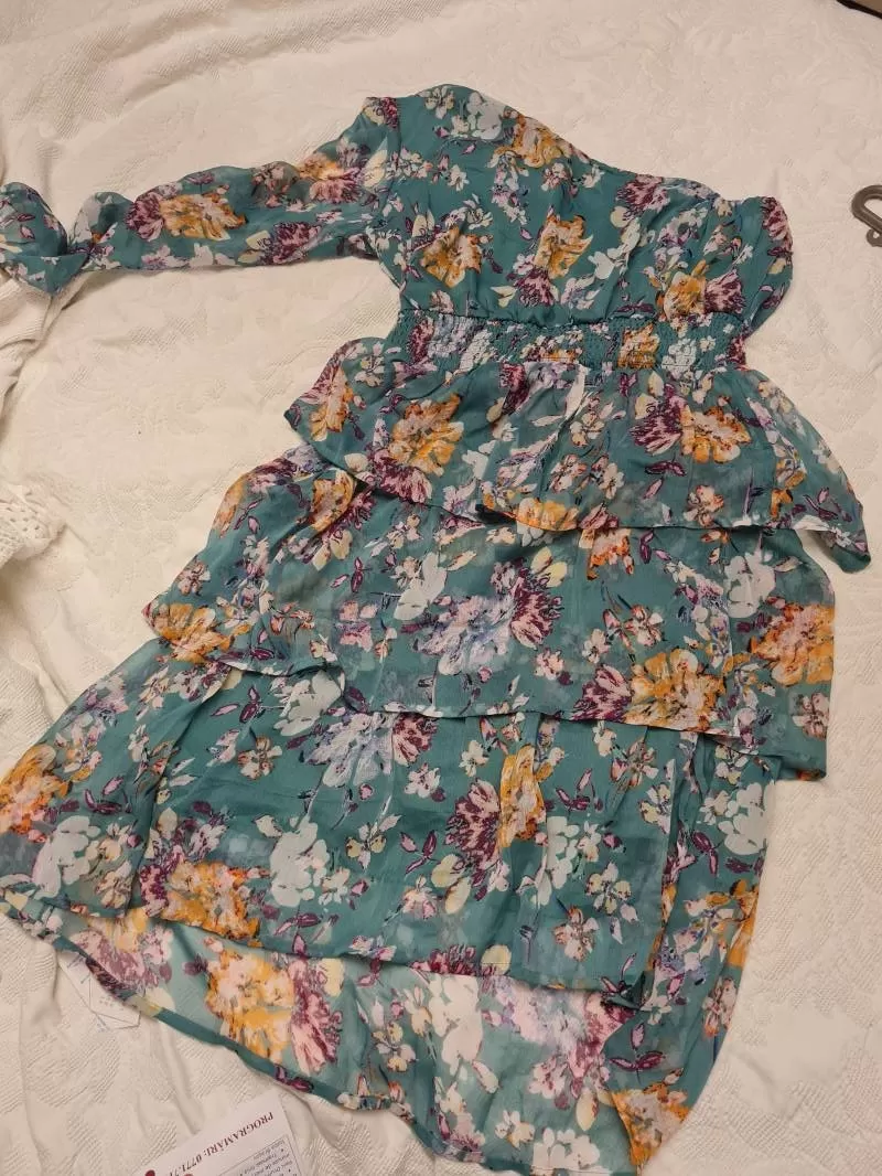 Rochie casual Only M | Turcoaz, Midi, Poliester - Image 9