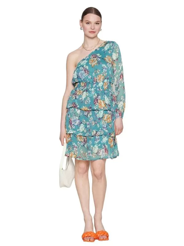 Rochie casual Only M | Turcoaz, Midi, Poliester