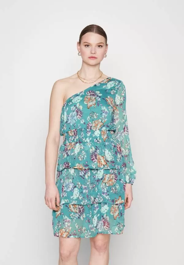 Rochie casual Only M | Turcoaz, Midi, Poliester - Image 4