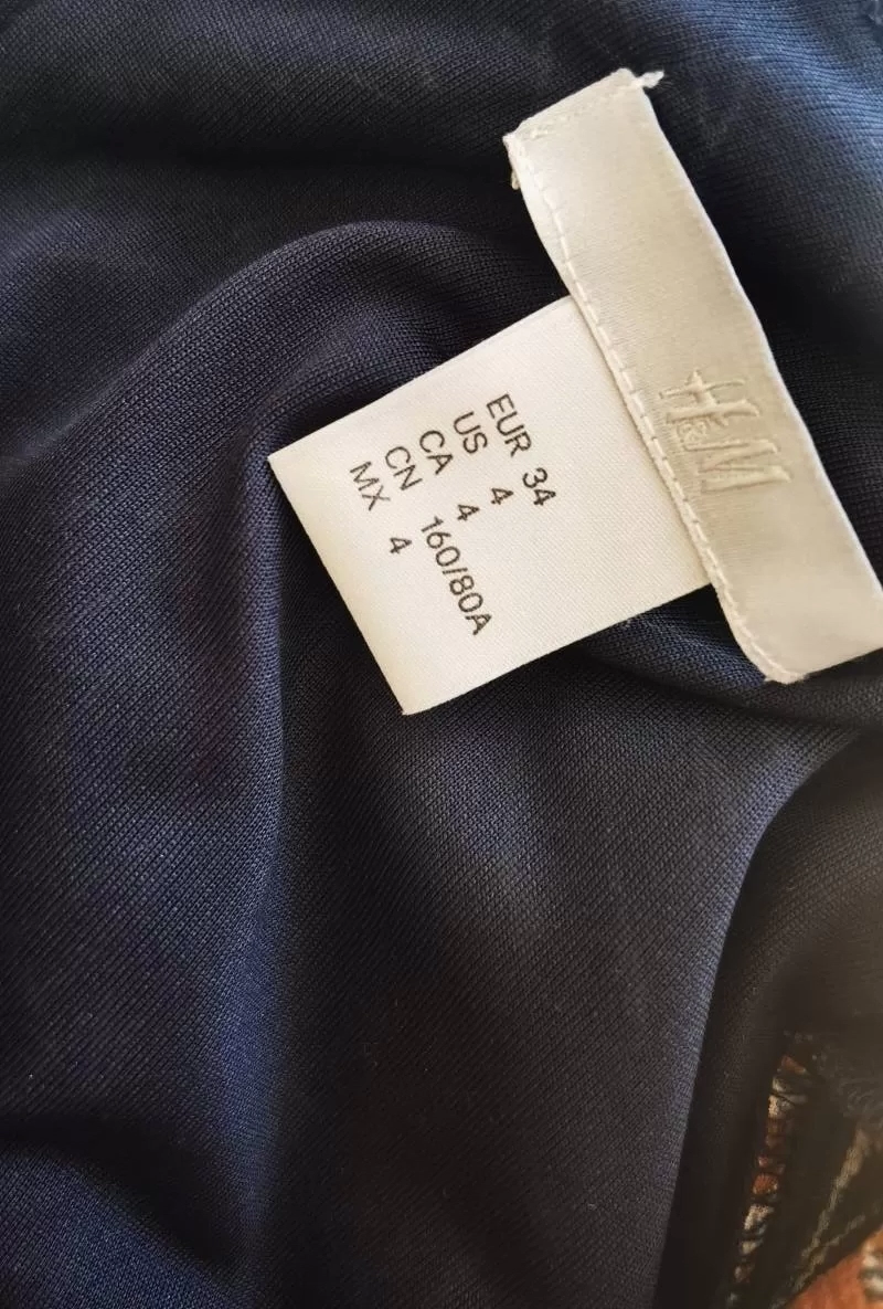 Rochie casual H&M EU 34 | Cărămiziu, Mini, Poliester - Image 4