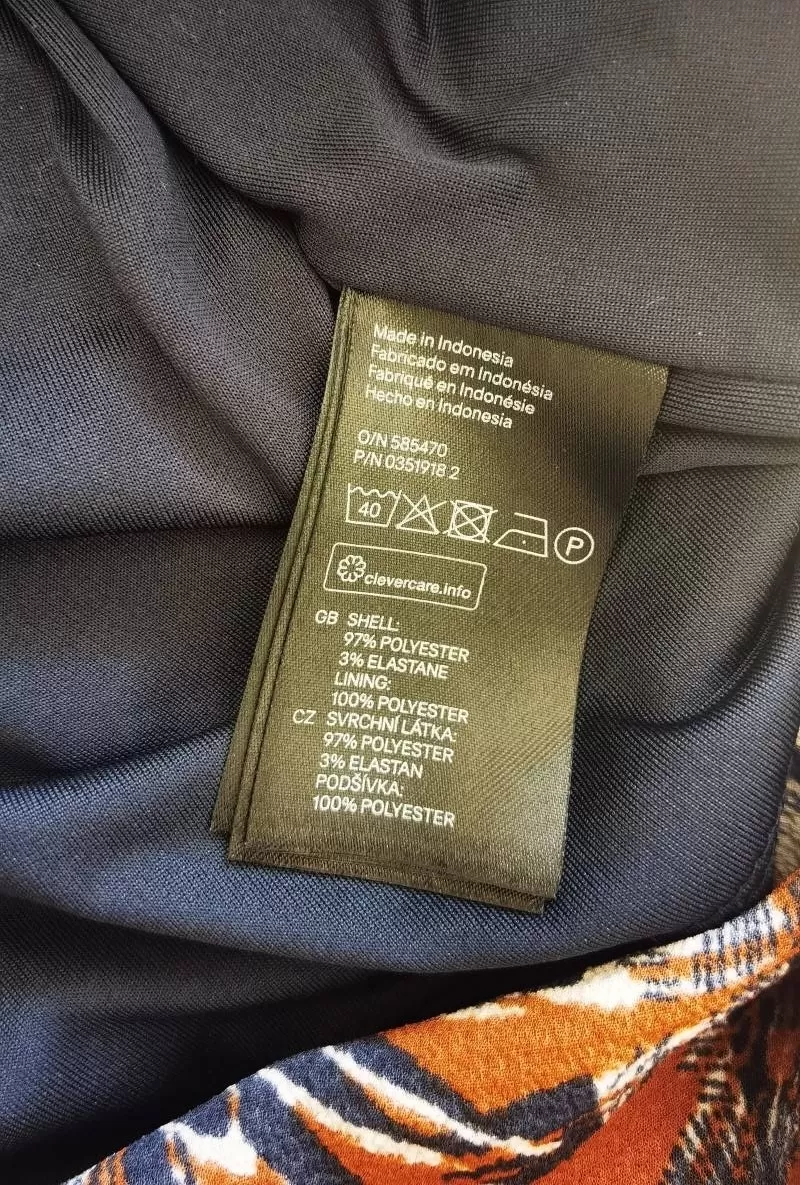 Rochie casual H&M EU 34 | Cărămiziu, Mini, Poliester - Image 5