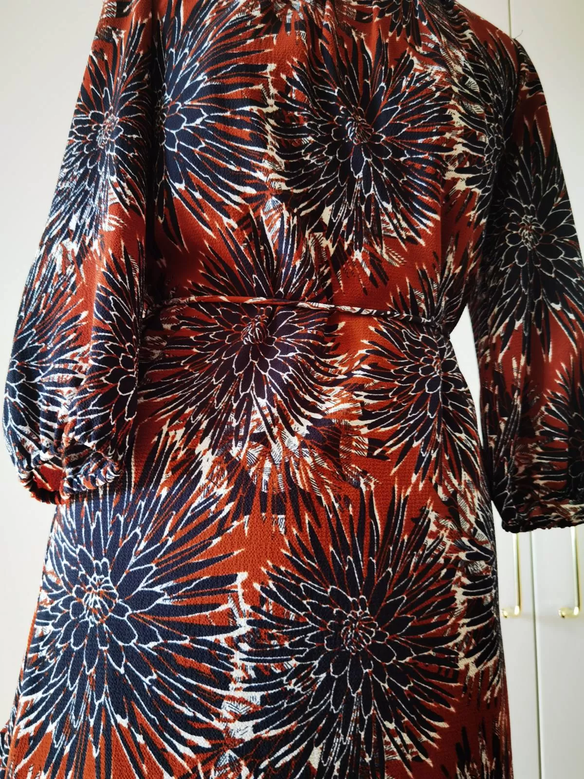Rochie casual H&M EU 34 | Cărămiziu, Mini, Poliester - Image 7