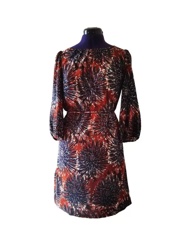 Rochie casual H&M EU 34 | Cărămiziu, Mini, Poliester