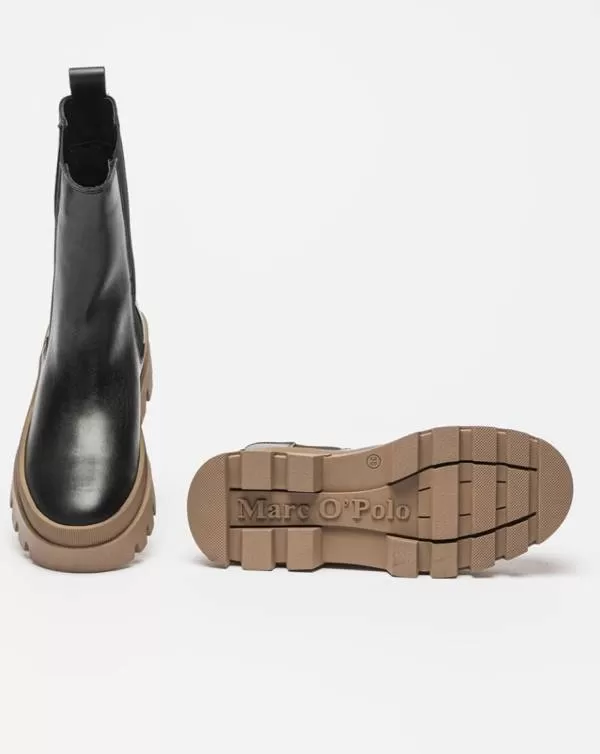 Ghete Marc O'Polo EU 38 | Negru, Piele naturală - Image 4