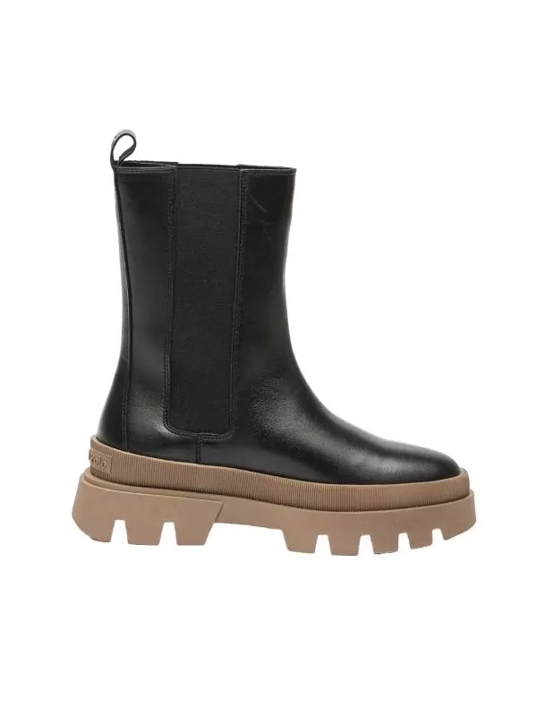 Ghete Marc O'Polo EU 38 | Negru, Piele naturală