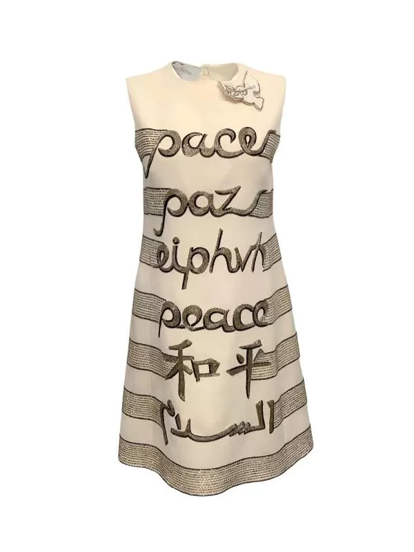 Rochie office Valentino EU 40 | Bej, Midi, Lână