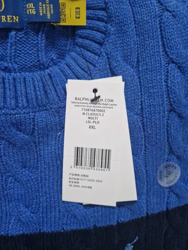 Pulover Polo Ralph Lauren M | Albastru, Normal, Regular fit, Lână - Image 8