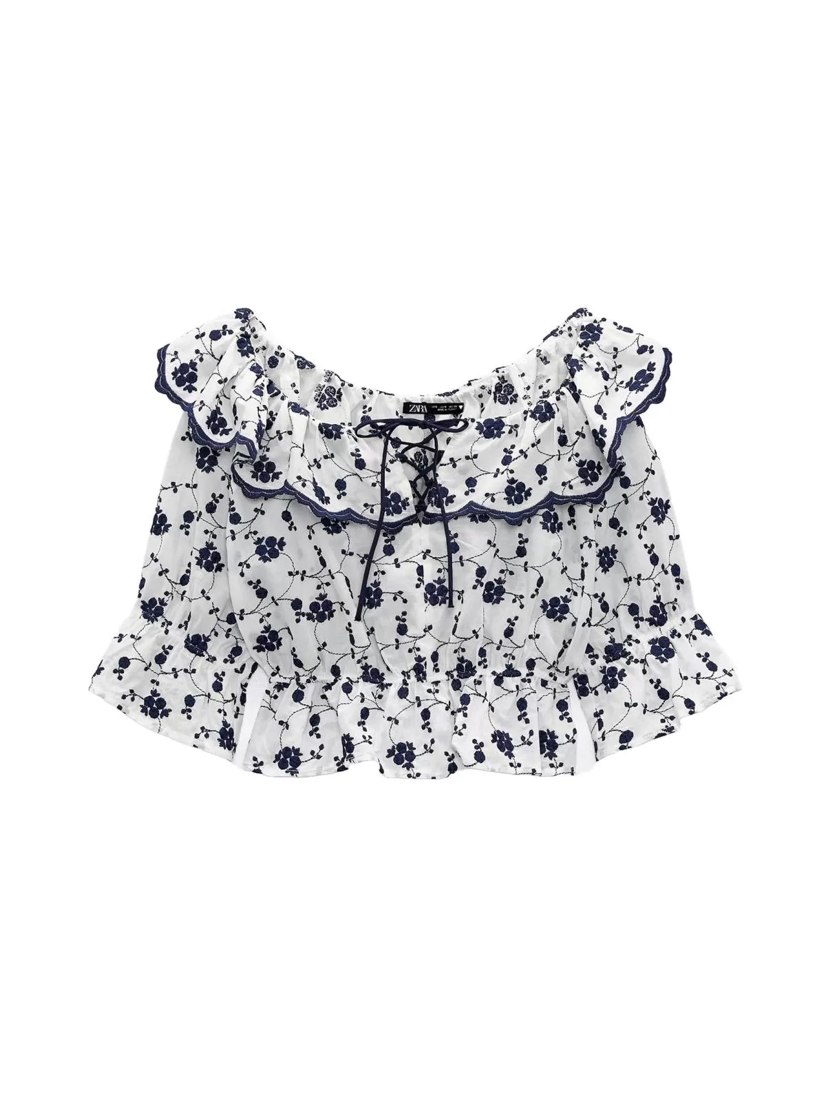 Top Zara XS | Alb, Normal