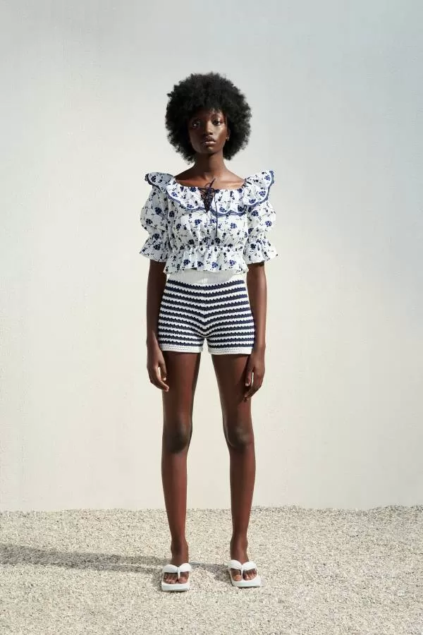 Top Zara XS | Alb, Normal - Image 6
