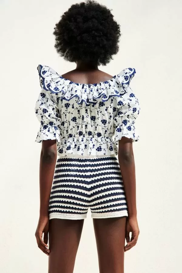 Top Zara XS | Alb, Normal - Image 4