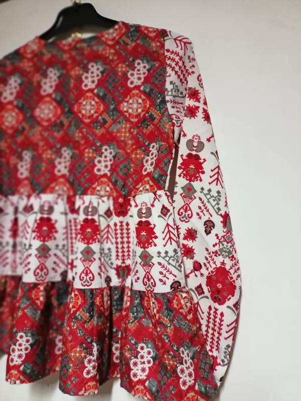 Bluză HHG S | Multicolor, Normal, Vâscoză - Image 3