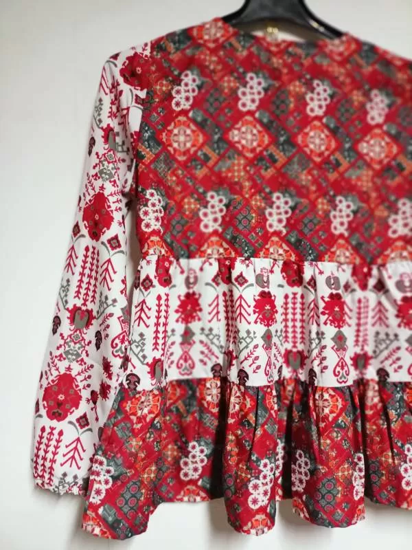Bluză HHG S | Multicolor, Normal, Vâscoză - Image 4