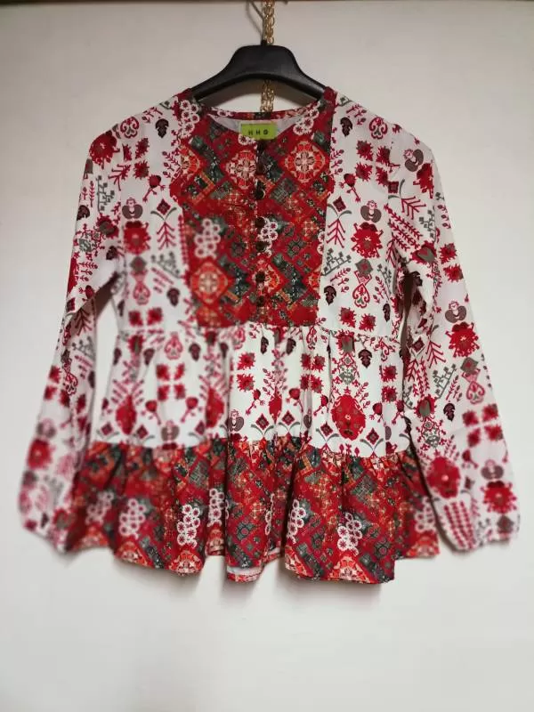 Bluză HHG S | Multicolor, Normal, Vâscoză - Image 9