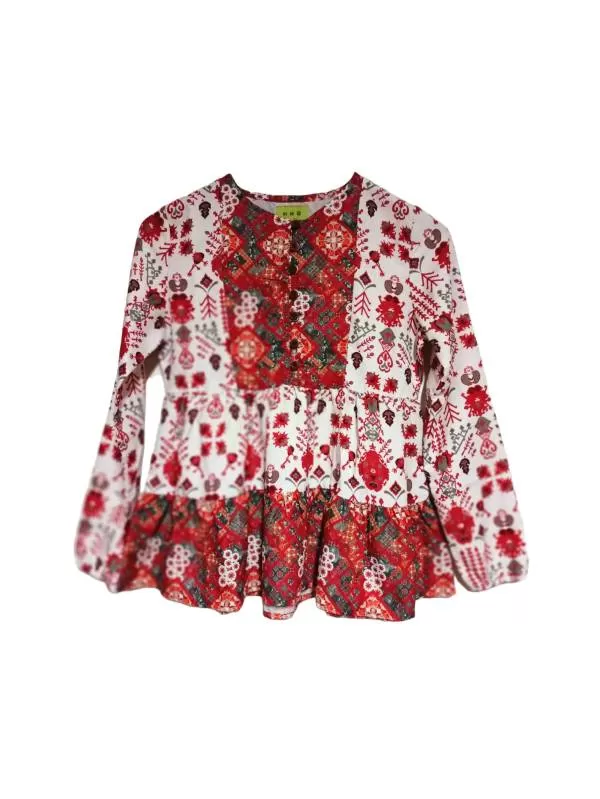 Bluză HHG S | Multicolor, Normal, Vâscoză