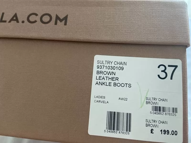 Ghete CARVELA EU 37 | Maro, Piele naturală - Image 7