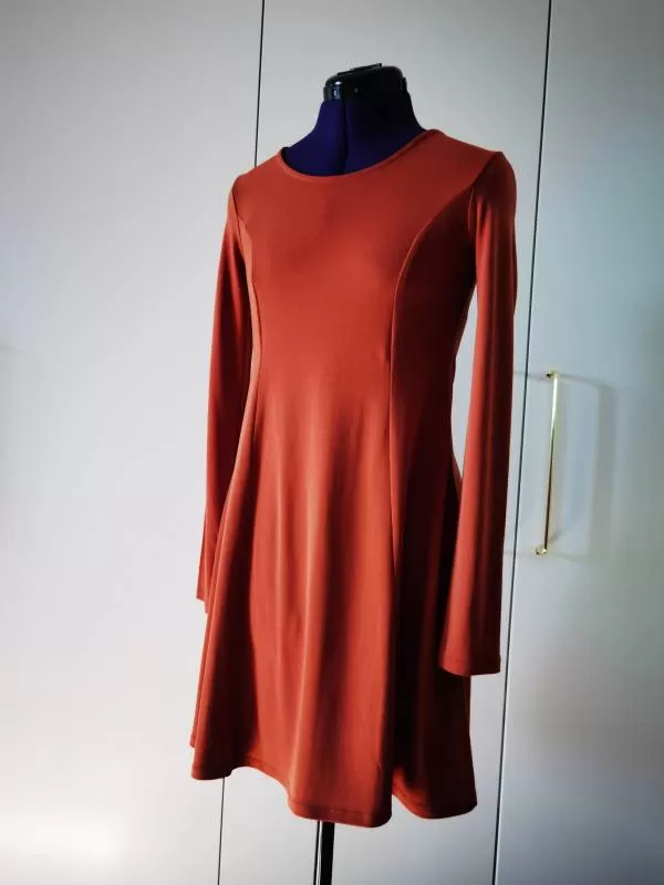 Rochie casual FOREVER 21 M | Cărămiziu, Mini, Poliester - Image 2
