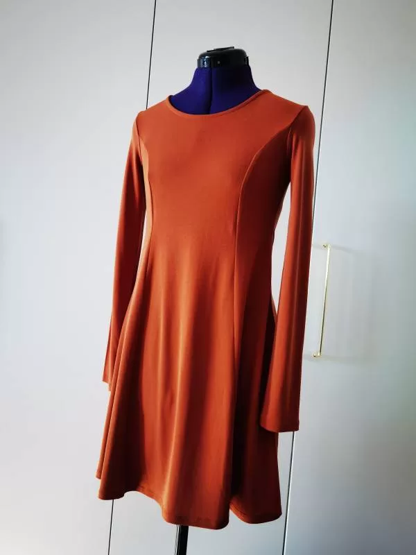 Rochie casual FOREVER 21 M | Cărămiziu, Mini, Poliester - Image 3