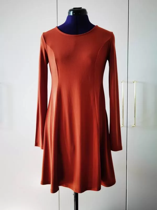 Rochie casual FOREVER 21 M | Cărămiziu, Mini, Poliester - Image 7