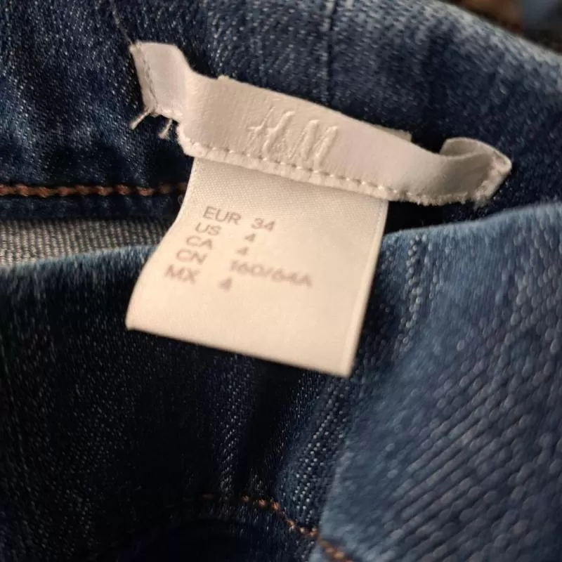 Blugi H&M EU 34 | Albastru, Lungi - Image 4