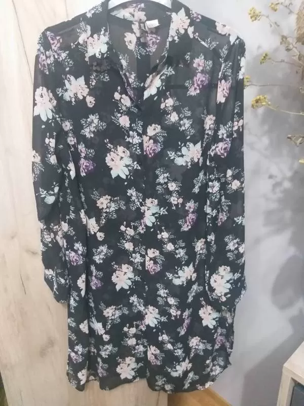 Cămașă H&M EU 42 | Multicolor, Normal, Poliester - Image 3