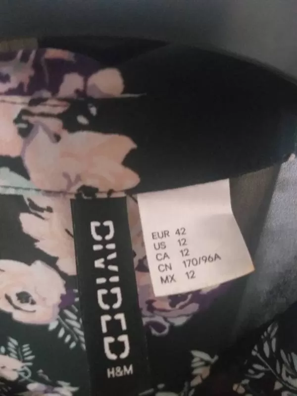 Cămașă H&M EU 42 | Multicolor, Normal, Poliester - Image 5