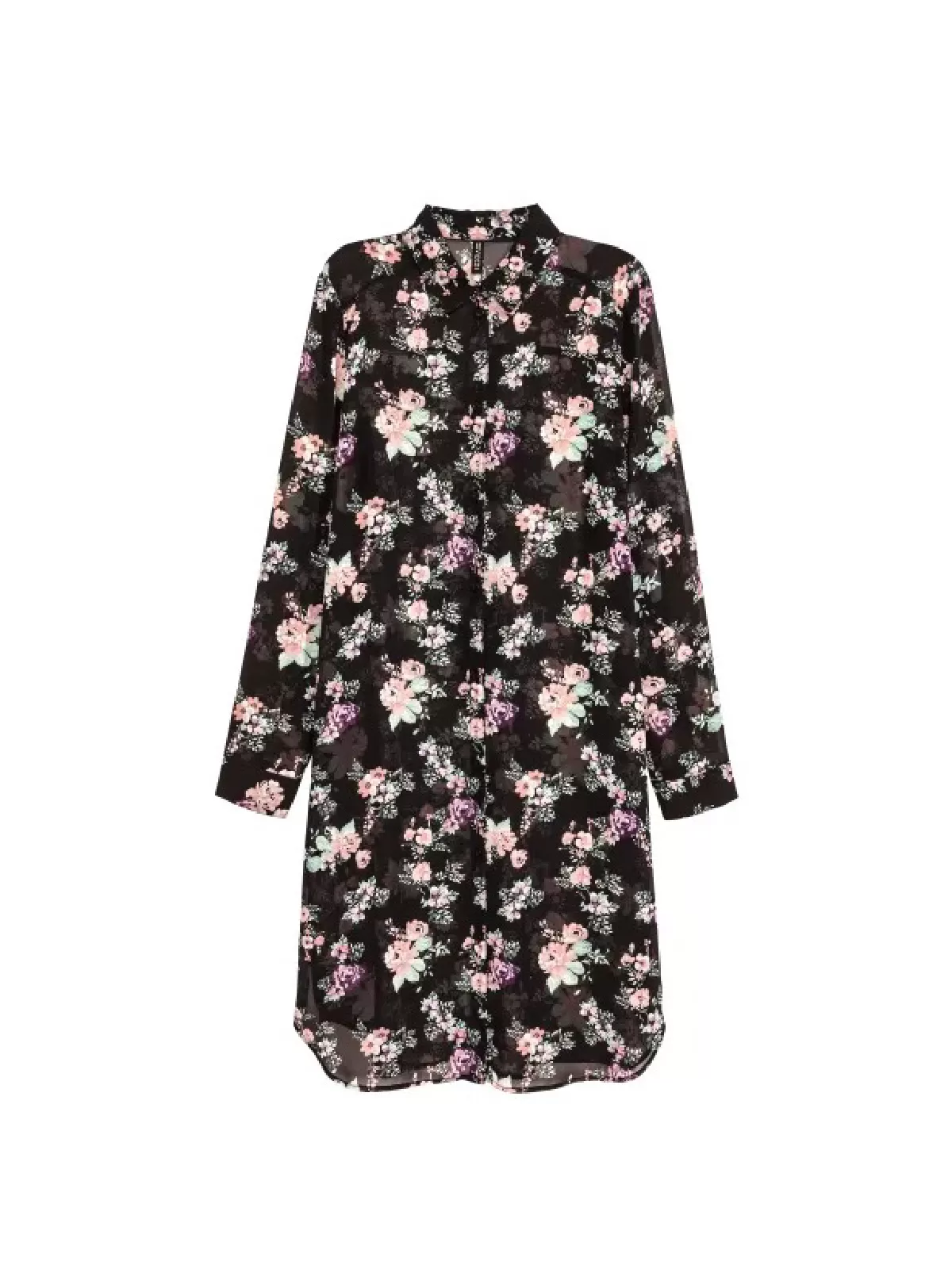 Cămașă H&M EU 42 | Multicolor, Normal, Poliester