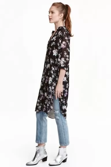 Cămașă H&M EU 42 | Multicolor, Normal, Poliester - Image 2