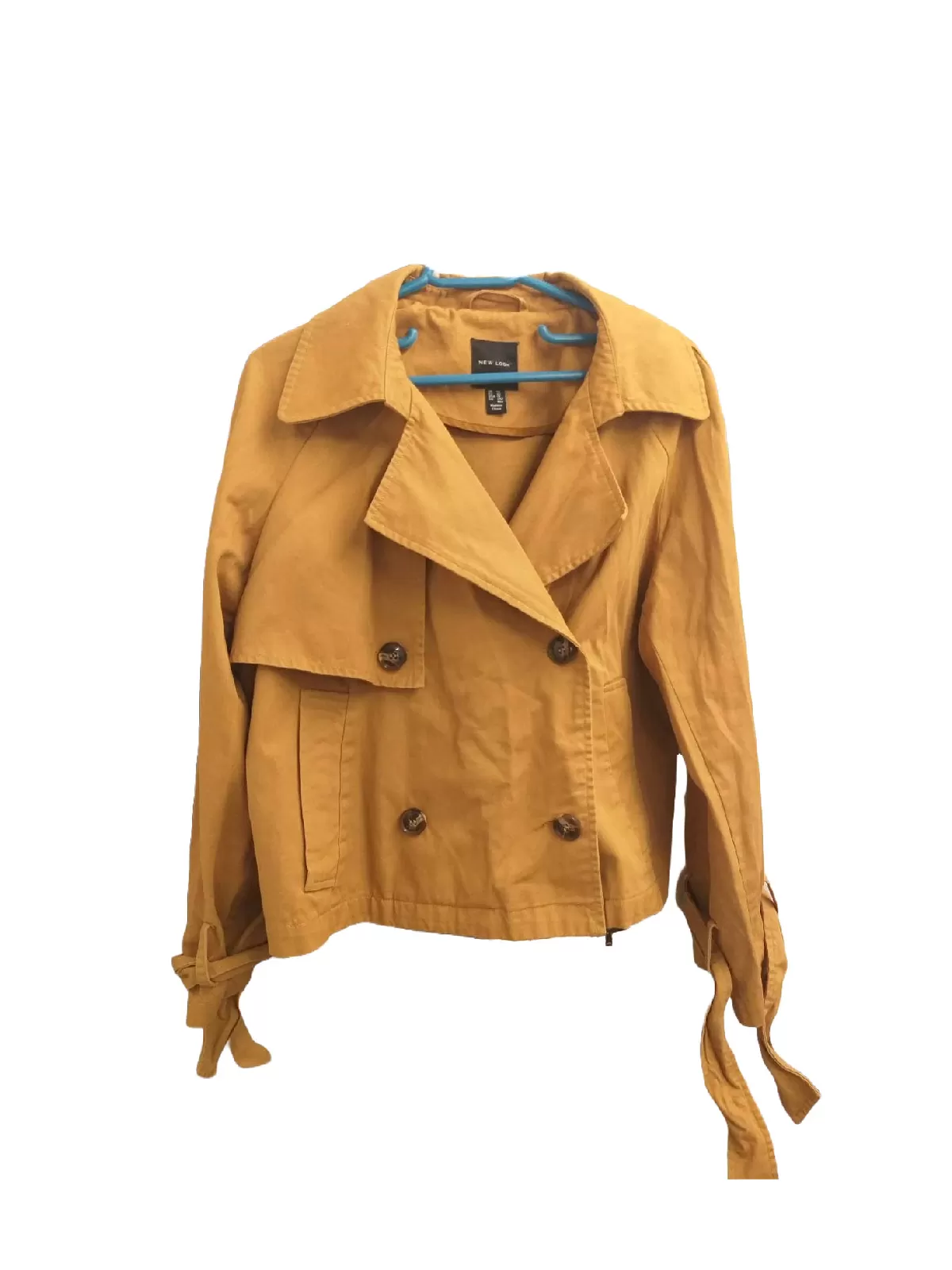 Jachetă New Look EU 42 | Caramel, Fără glugă, Monocrom, Bumbac