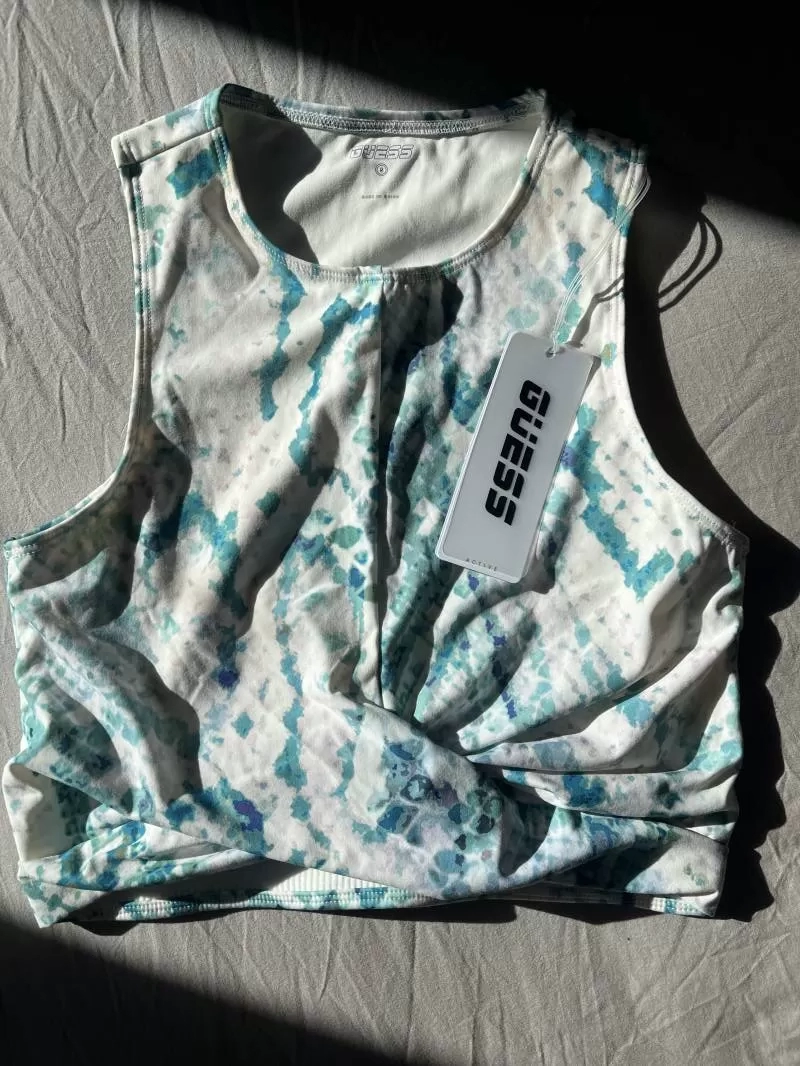 Bustieră sport Guess S | Bleu, Nailon - Image 7
