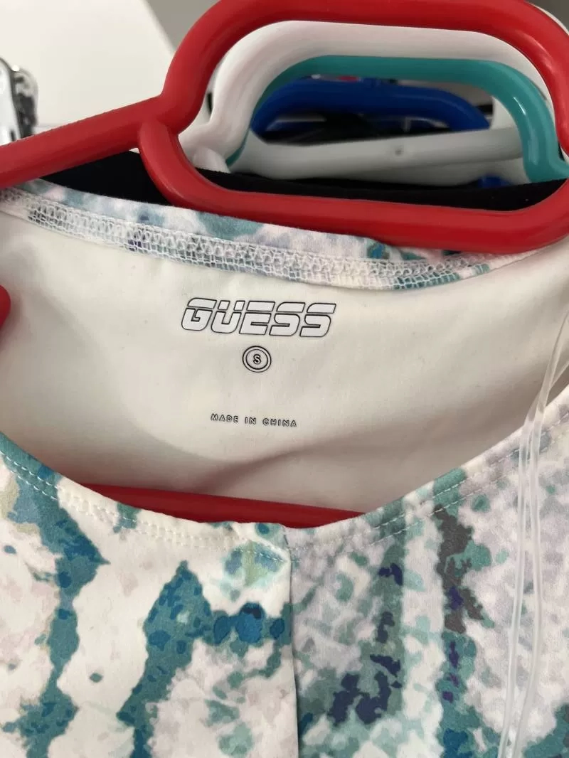 Bustieră sport Guess S | Bleu, Nailon - Image 8