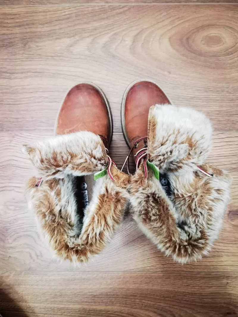 Ghete Timberland EU 38 | Maro, Piele naturală - Image 4
