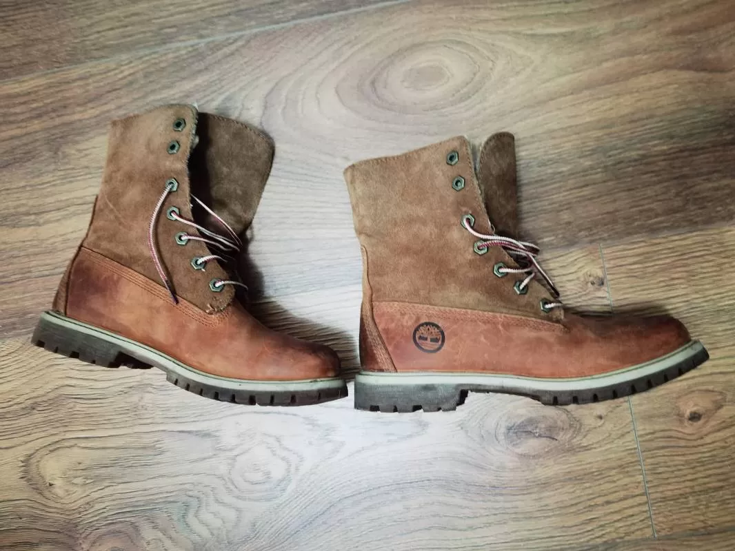 Ghete Timberland EU 38 | Maro, Piele naturală - Image 8