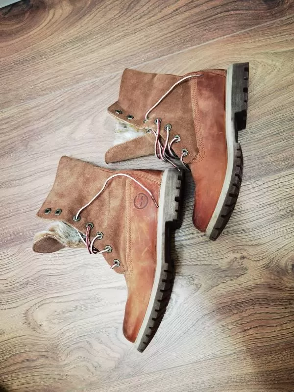 Ghete Timberland EU 38 | Maro, Piele naturală - Image 9