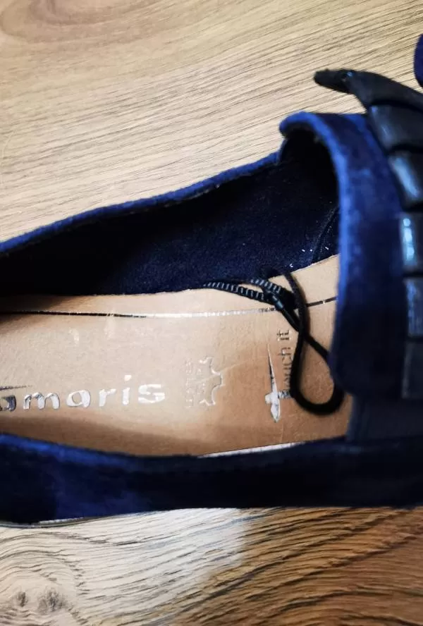 Mocasini Tamaris EU 40 | Albastru, Piele naturală - Image 6