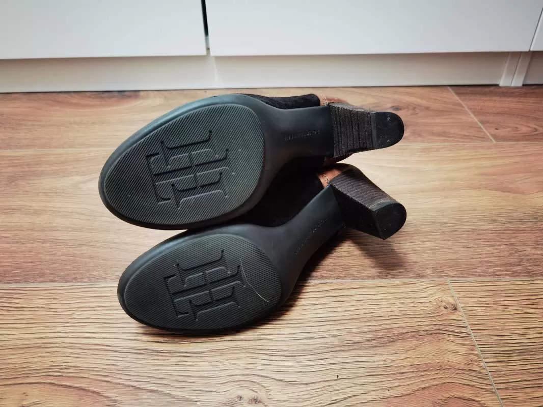 Ghete Tommy Hilfiger EU 40 | Maro, Piele naturală - Image 6