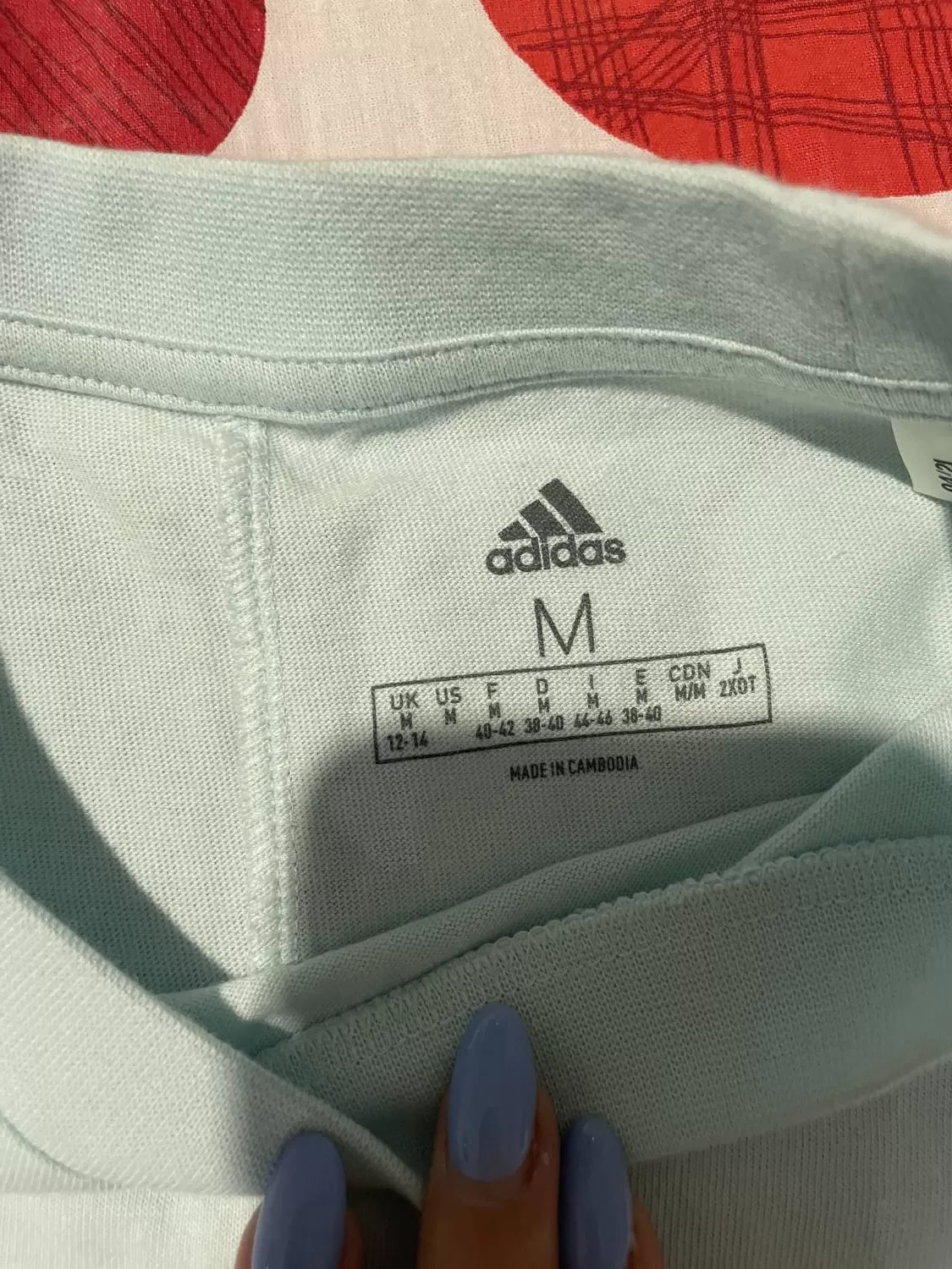 Top adidas EU 36 | Bleu, Normal, Bumbac - Image 7