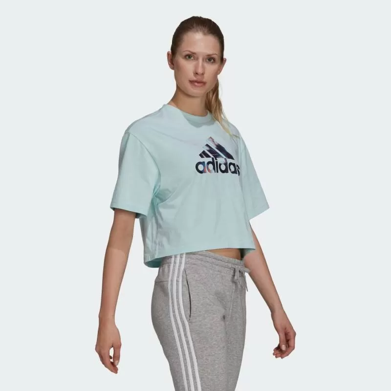 Top adidas EU 36 | Bleu, Normal, Bumbac - Image 3