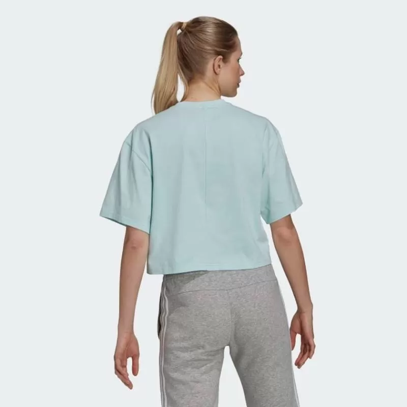 Top adidas EU 36 | Bleu, Normal, Bumbac - Image 4