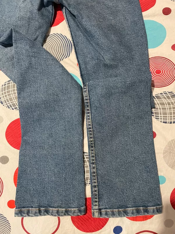 Blugi Bershka EU 34 | Albastru, Lungi, Denim - Image 6