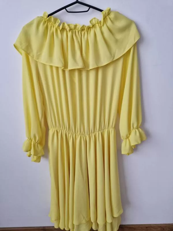 Rochie casual Issa Lush EU 38 | Galben, Mini, Poliester - Image 8