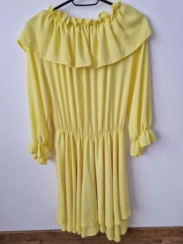 Rochie casual Issa Lush EU 38 | Galben, Mini, Poliester - Image 9