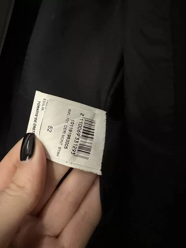 Geacă de piele Academia EU 50 | Negru, Fără glugă, Piele naturală - Image 9