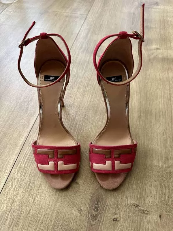 Sandale cu toc Elisabetta Franchi EU 36 | Fuchsia, Piele naturală - Image 8