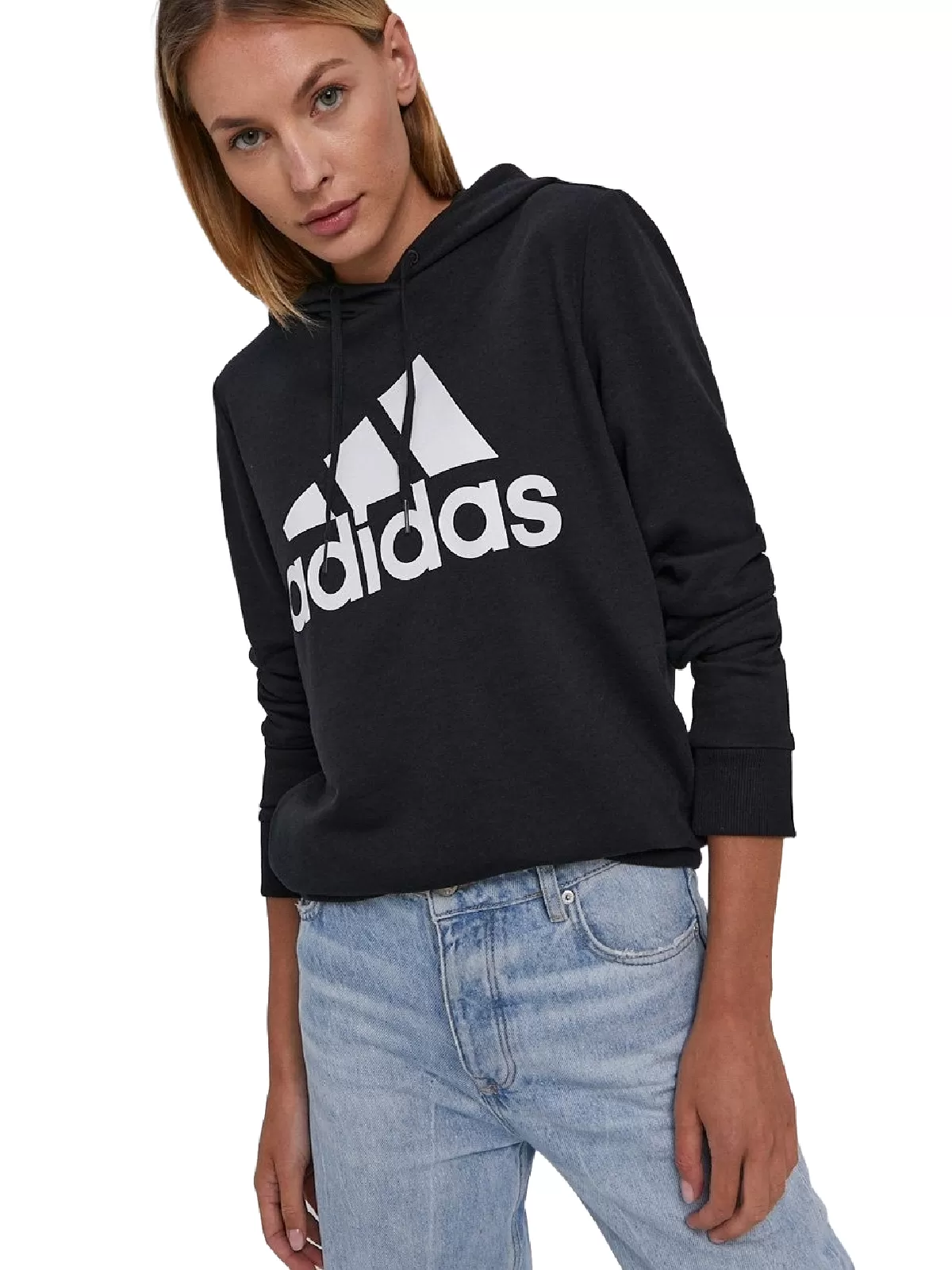 Hanorac adidas EU 40 | Negru, Normal, Bumbac