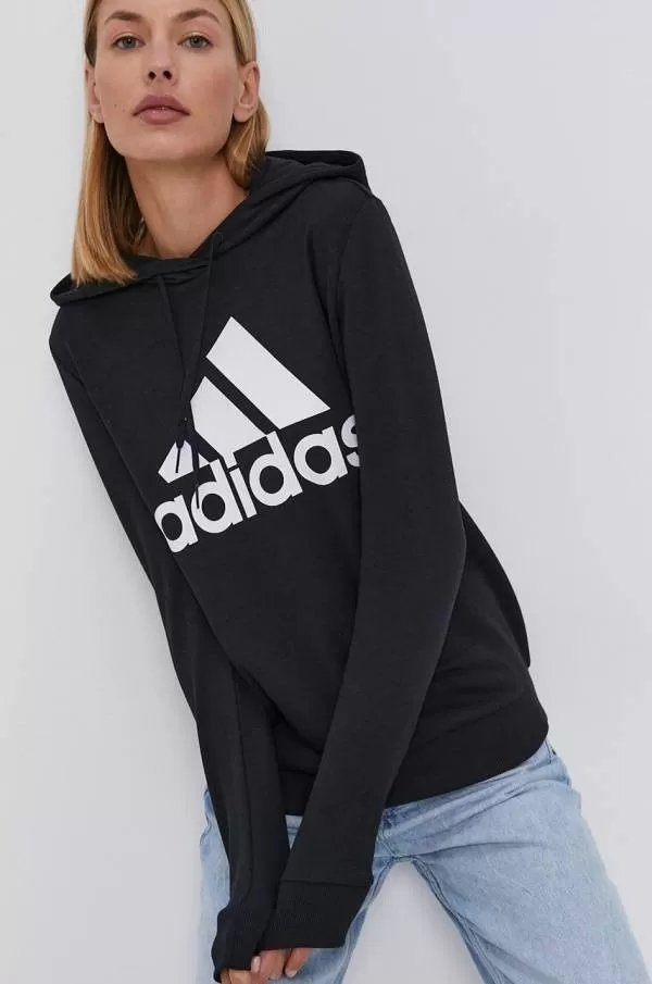 Hanorac adidas EU 40 | Negru, Normal, Bumbac - Image 4