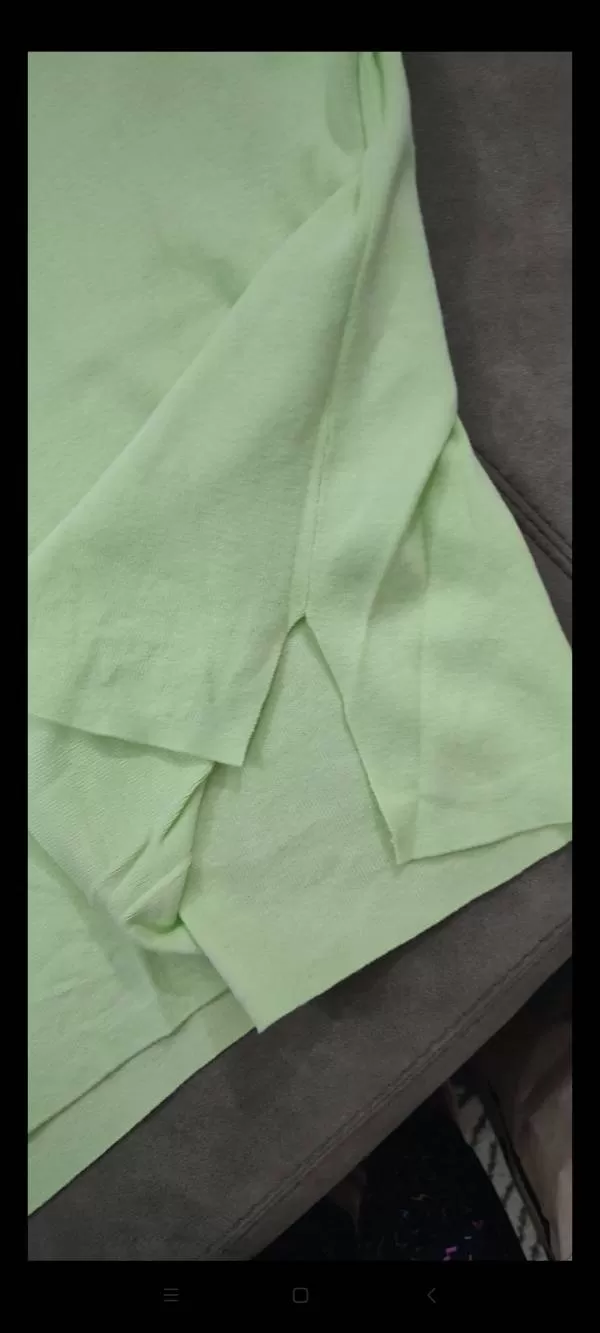 Bluză Mango S | Verde, Normal, Bumbac - Image 8