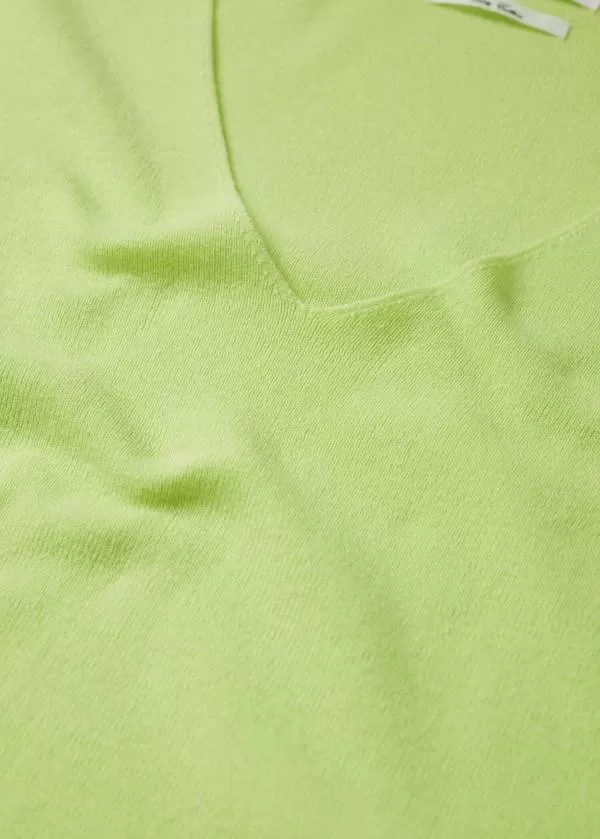 Bluză Mango S | Verde, Normal, Bumbac - Image 4