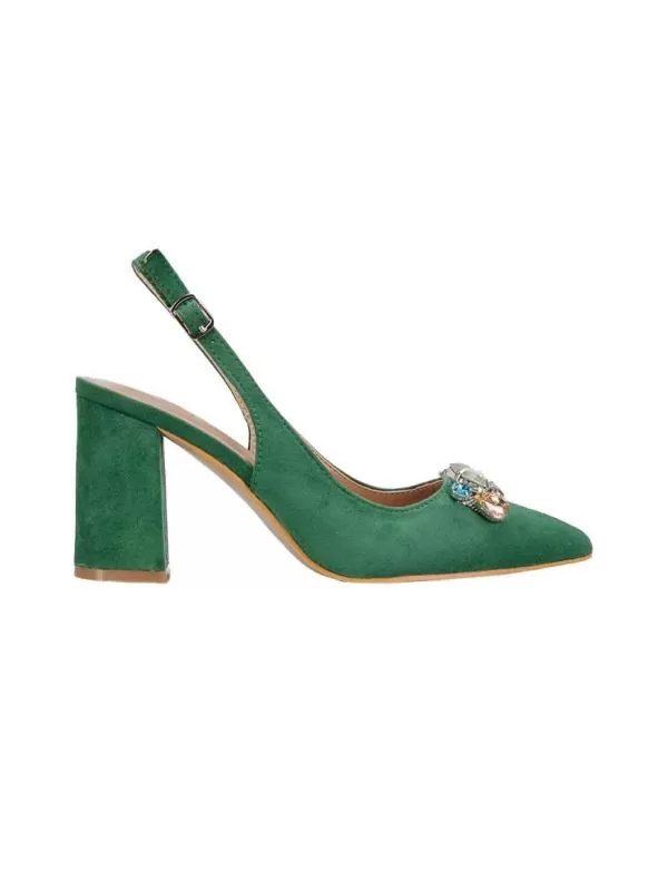 Pantofi cu toc înalt Zapatos S | Verde